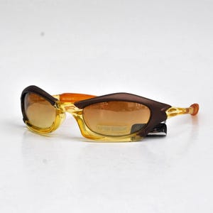matrix rave sunglasses sport black brown Clear round sun glasses vintage retro eye wear 90s round alien y2k club unisex steampunk festival