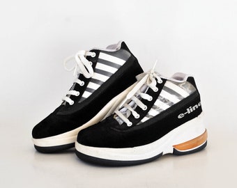 Y2k Platform Sneakers Shoes Black Boots 90s Kawaii Shoes Cosplay