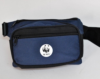 wwf vintage fanny packs women bumbag shoulder bag summer fannypack  safari bumbag blue Chest Pouch banana coachella y2k