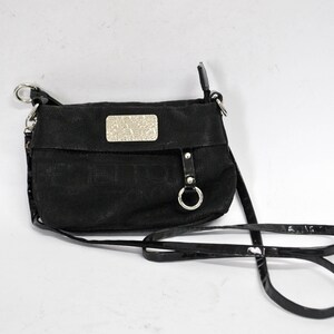 schwarze benetton Umhängetasche Beuteltasche Beuteltasche Handtasche 90er Tasche Damen Handtasche rechteckige Tasche kleine Schultertasche vegane Tasche