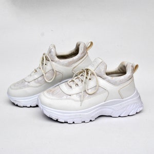 platform shoes sneakers white boots 90 goth rock vintage size eu 39 uk 6 us 8 womens shoes vintage shoes buffalo boots womens platforms
