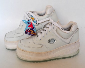 skechers platform trainers