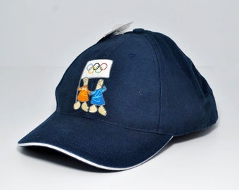 Jeux olympiques d'Athènes 2004 bleu strapback chapeau camionneur chapeau baseball maille chapeau hip hop chapeau plat bord casquette chapeau soleil chapeau casquette bleu chapeau vintage chapeau