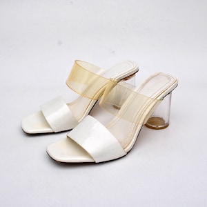 Clear strap slides best sale