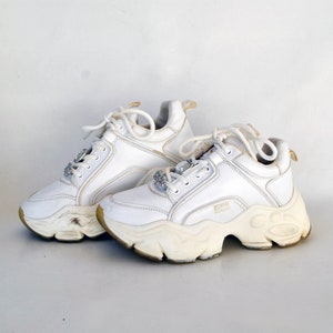 White Chunky Sneakers Etsy UK