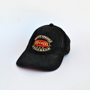 Black Skechers cotton strapback hat trucker hat baseball cap mesh hip hop flat brim cap sun hat cap vintage gift for guys summer street styl