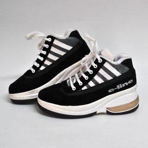 platform sneakers shoes black boots 90s kawaii shoes cosplay buffalo boots vintage platform goth rock shoes womens size eu 37 uk 4 us 6
