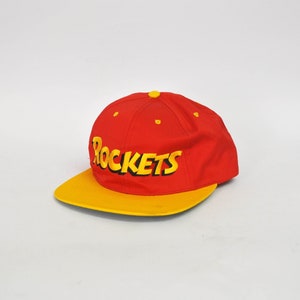 Vintage Rockets hat fashion clothes street fashion festival cap hat strapback one size white Red hat hip hop flat brim sun cap unisex gift