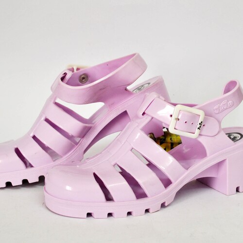 Violet Gel Shoes Plastic Shoes Rubber Shoes Jelly Shoes 90s - Etsy