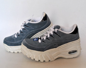 skechers platform trainers 90s