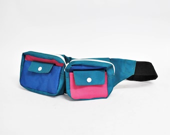 two case fanny pack vintage bumbag shoulder bag Chest Pouch banana green bag Waist belt waist wallet concert festival bag fannypack