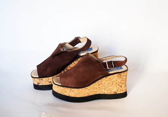 vintage platform sandals
