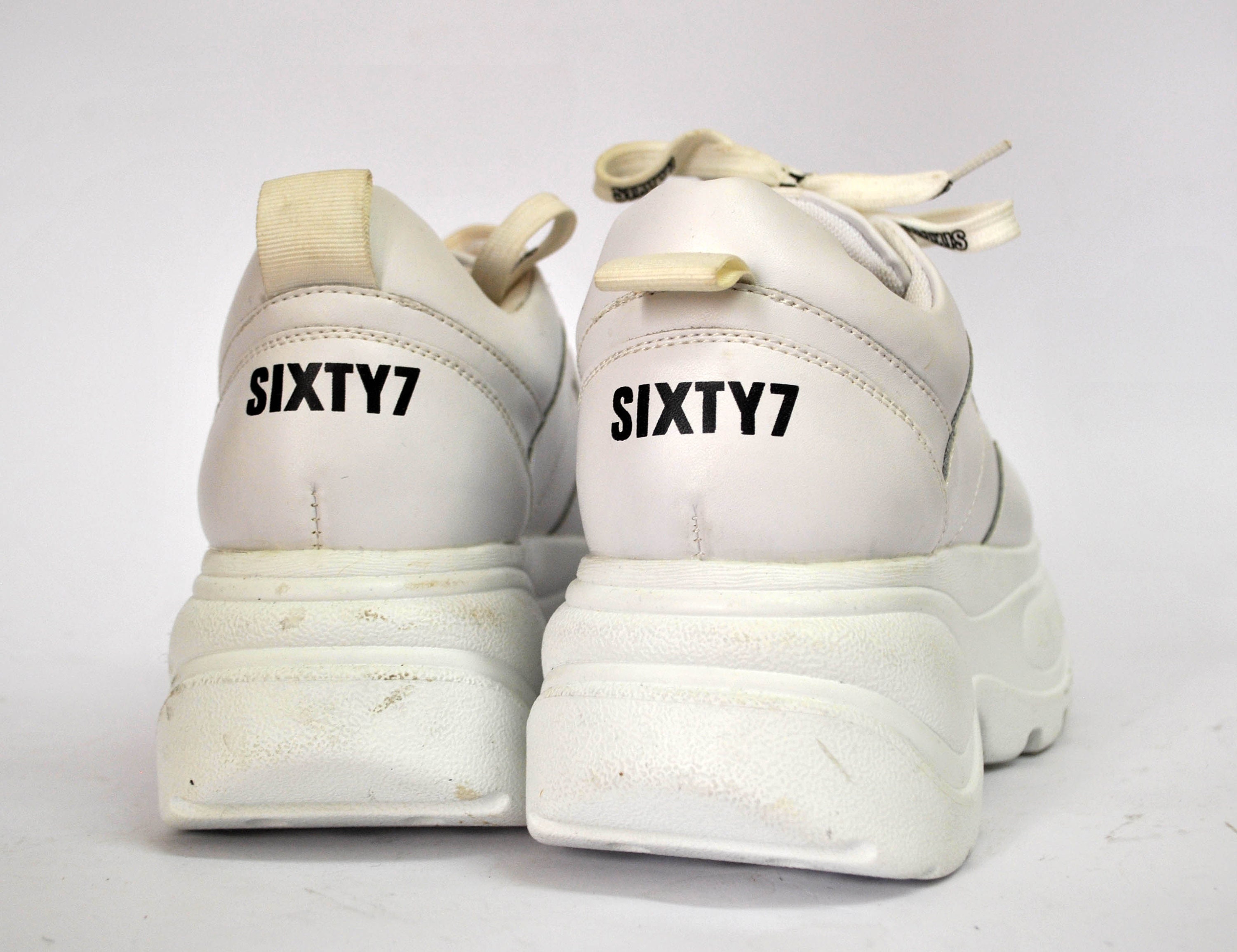 Platform Sixty Seven Shoes Sneakers White Chunky Y2k Rock - Etsy