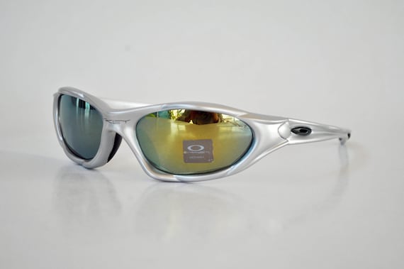 Silver matrix rave sun glasses sport rave vintage… - image 2