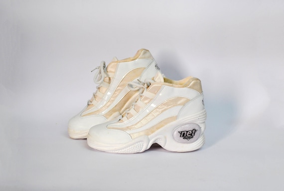 white 90s boots