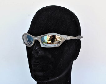 Festival matrix rave sunglasses gray round sun glasses vintage retro eye wear 90s mirror lens round alien y2k club unisex steampunk