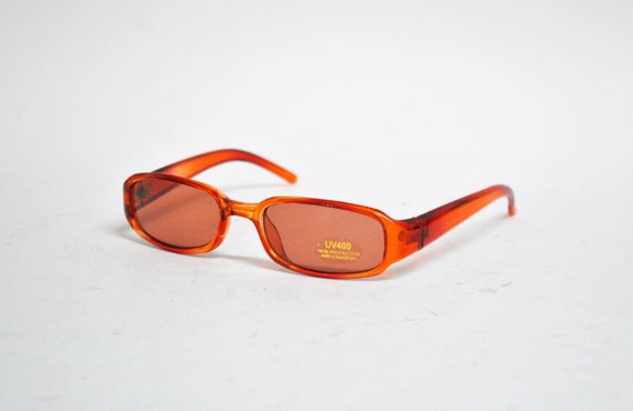 red vintage sunglasses retro eye wear club sun gl… - image 1