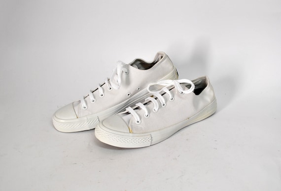 Converse All Star Canvas Rock Shoes Tie Sneakers Low - Etsy
