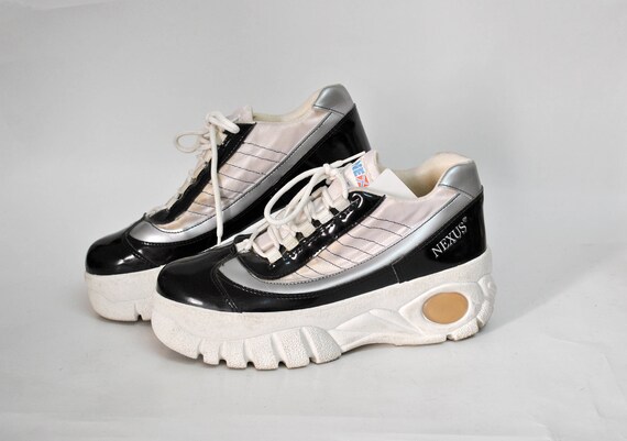 platform shoes sneakers white platform boots 90 go