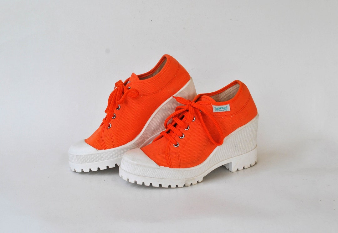 burnt orange sneakers