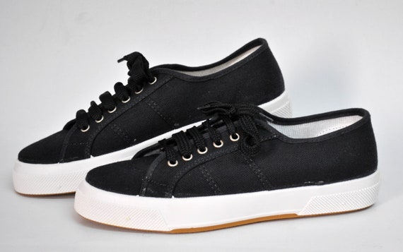 Zomer lage tops 90s sneakers zwarte schoenen flat tie sneakers - Etsy  Nederland