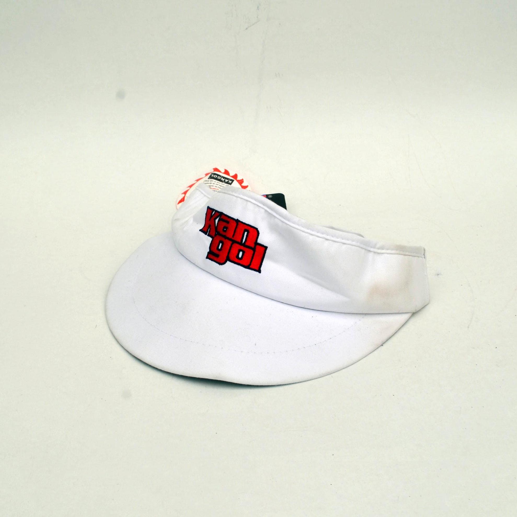 Hip Hop 90s Visor Hat White Kangol Sports Hats Visor Hat Running
