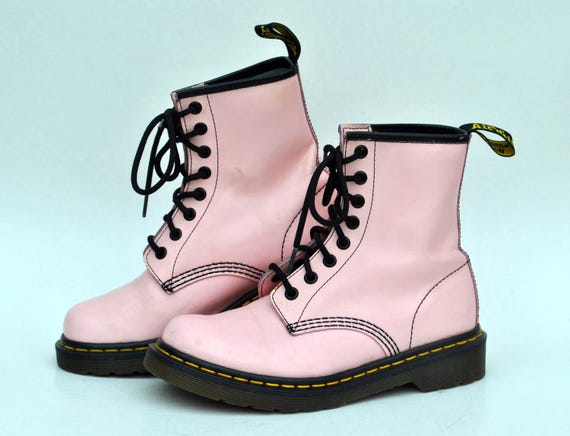 靴 Dr.Martens UK.PUNK boots VINTAGE 80s DOC DR MARTENS Steel Toe Black Size 12 Boots UK