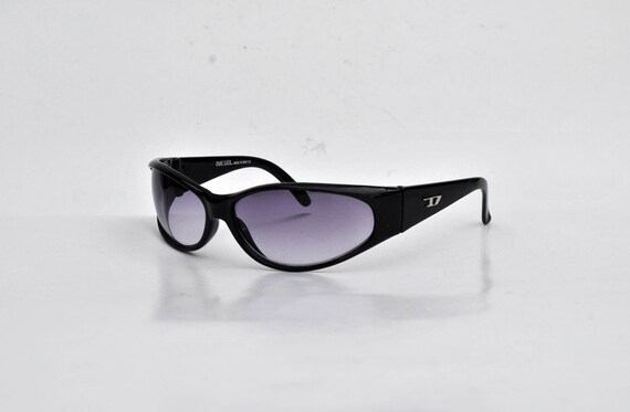 vintage black sunglasses retro eye wear round wom… - image 1