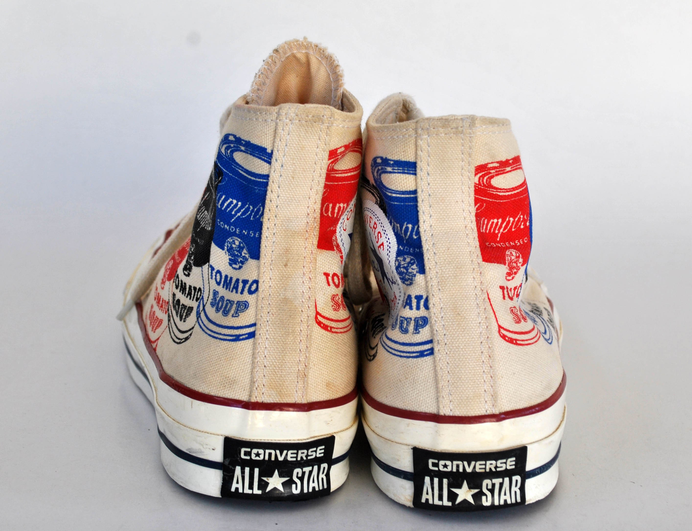Converse All Star Andy Warhol Canvas Rock Shoes White Tie Sneakers Low Tops Vintage Shoes Grunge Size Eu 38 Uk 5 Us 7 Womens Shoes Grunge Etsy Canada