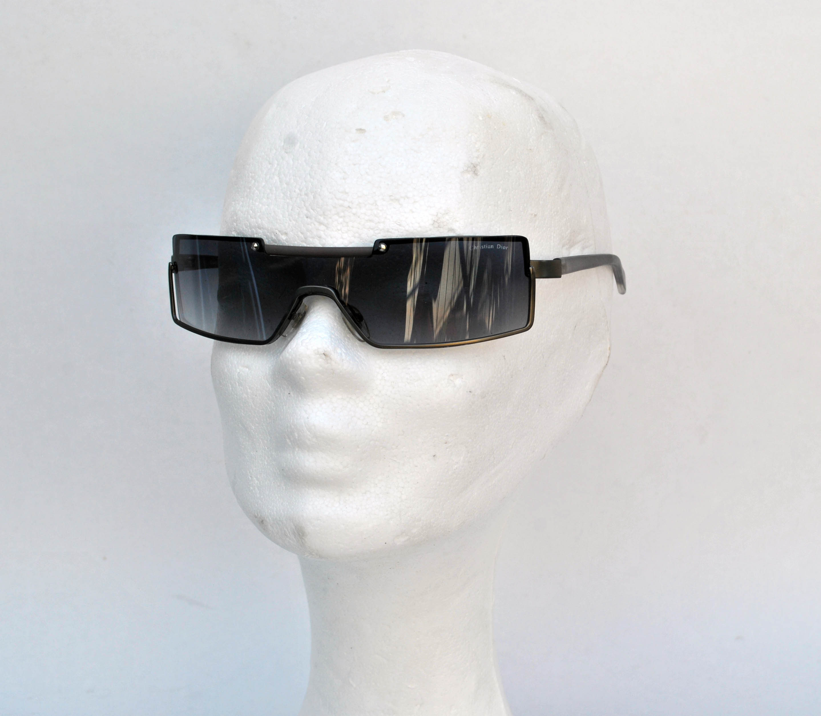 Oversized Aviator Square Sunglasses Polarized Lens Retro Futuristic Mask Style Fashion-Wave-Mask-Sunglasses-  main image 3