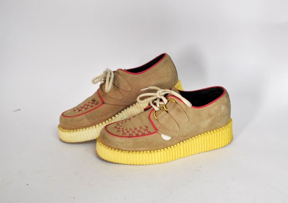demonia suede creepers