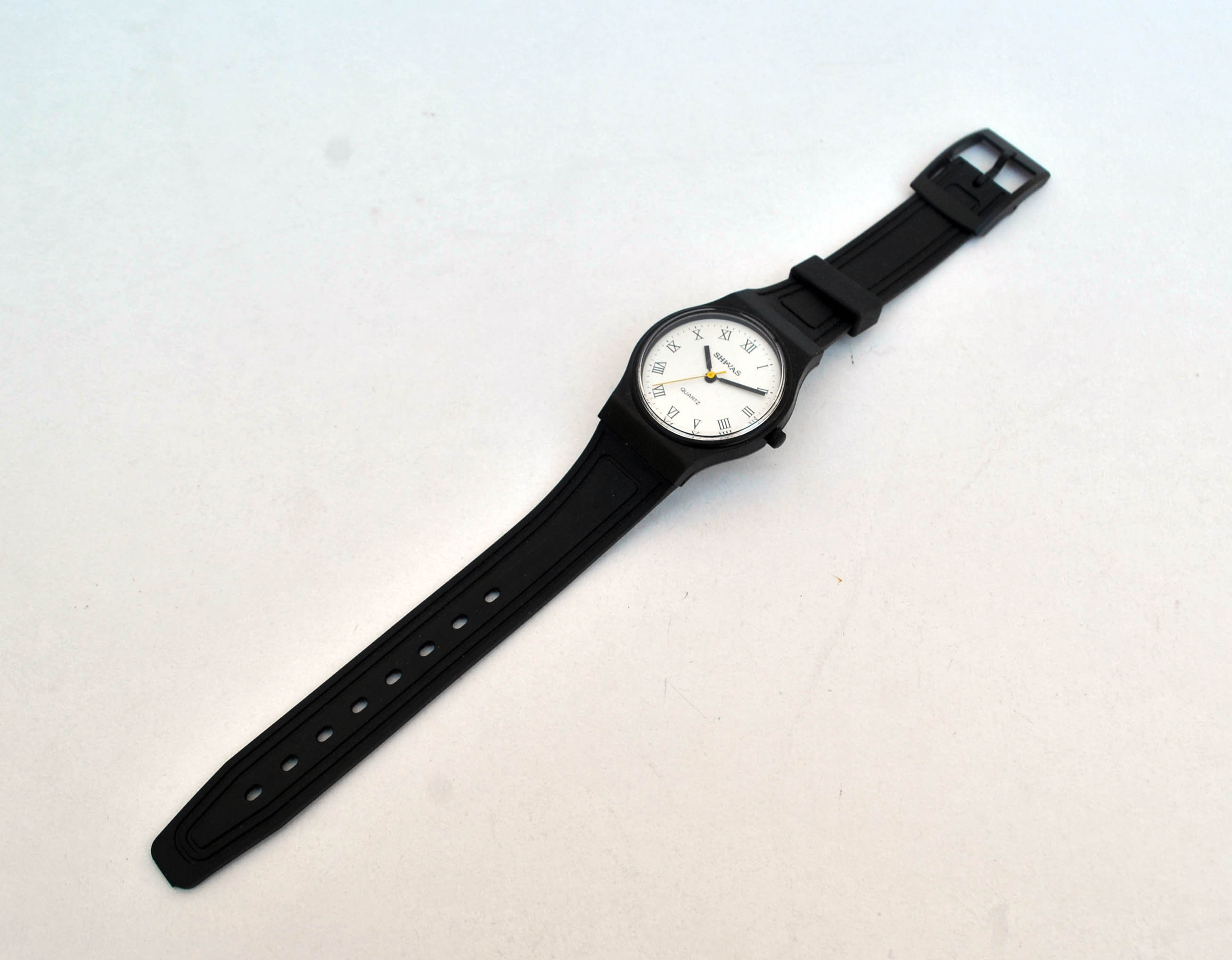 Women\'s Black Analog Quartz Stainless Steel Roman Numerals Wrist Bracelet Watch Buy Strada Austrin Crystal Japanese Movement Roman Number  main image 4