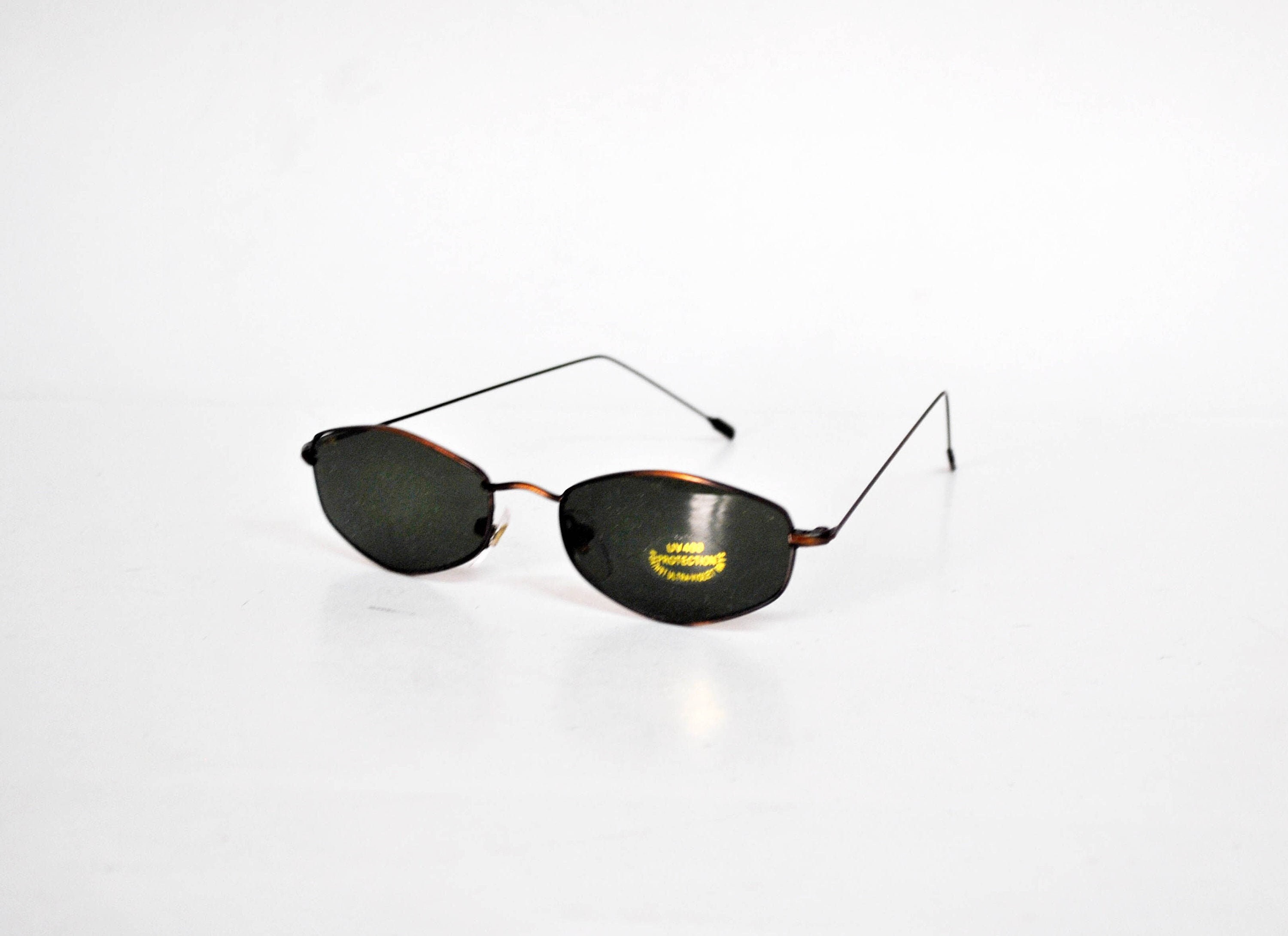 Rhombus Metal Small Frame Y2K Glasses Accessories For Gl 2pcs y2k style chic oval rhombus womens fashion glasses  main image 2