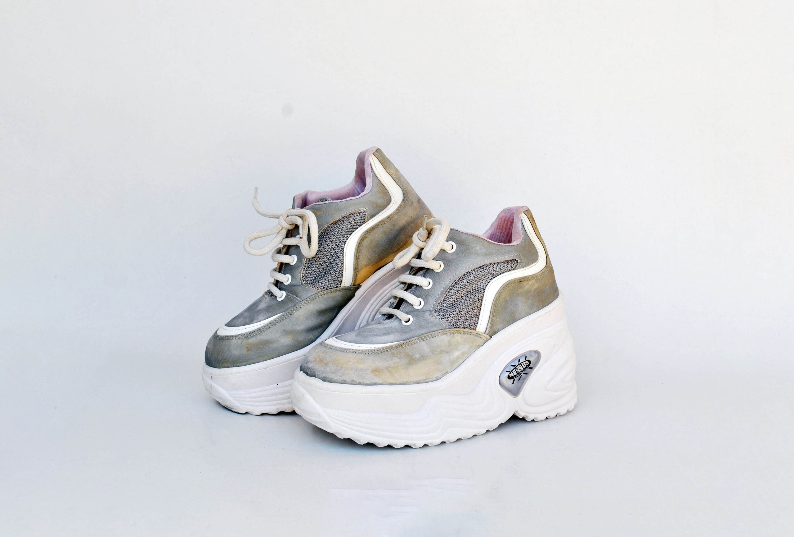 Tennis Shoes White Platform Sneakers 90s Women Skateboard Shoes