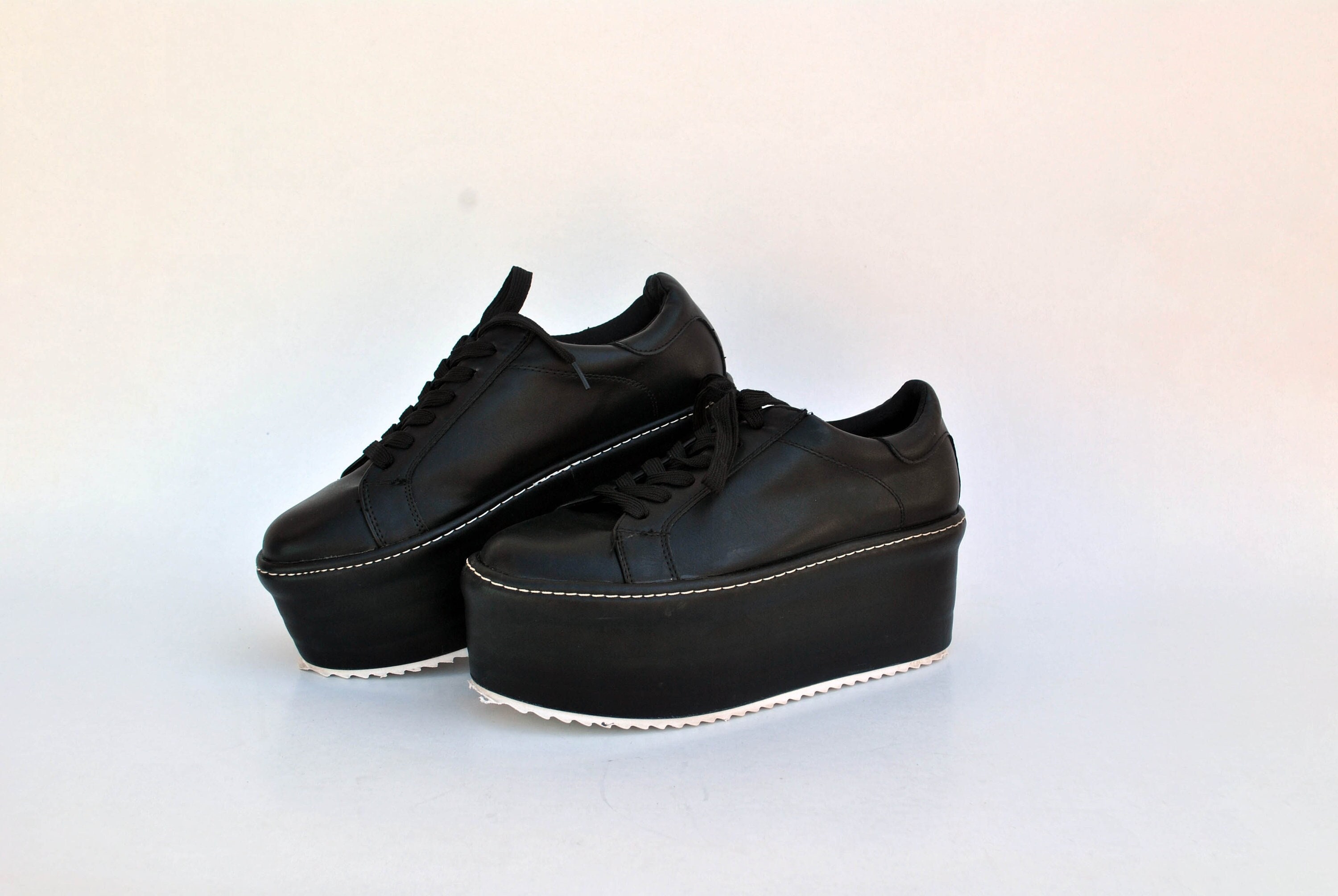 Platform Shoes Leather Sneakers Buffalo Boots Womens Shoes Punk