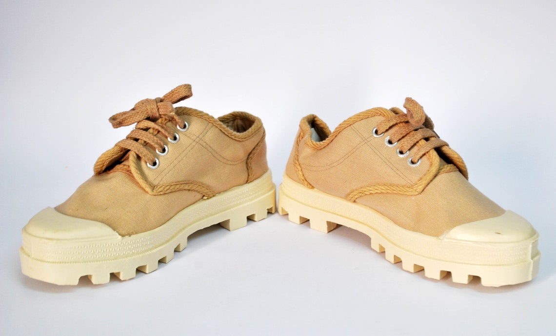 brown low top shoes casual shoes with heel vintage canvas shoes Comfortable Work chunky sneakers shoes timberland size eu 38 uk 5 us 7, foto 4 di 5