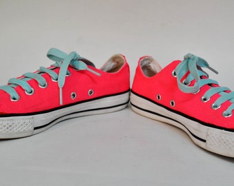 fluorescent converse shoes