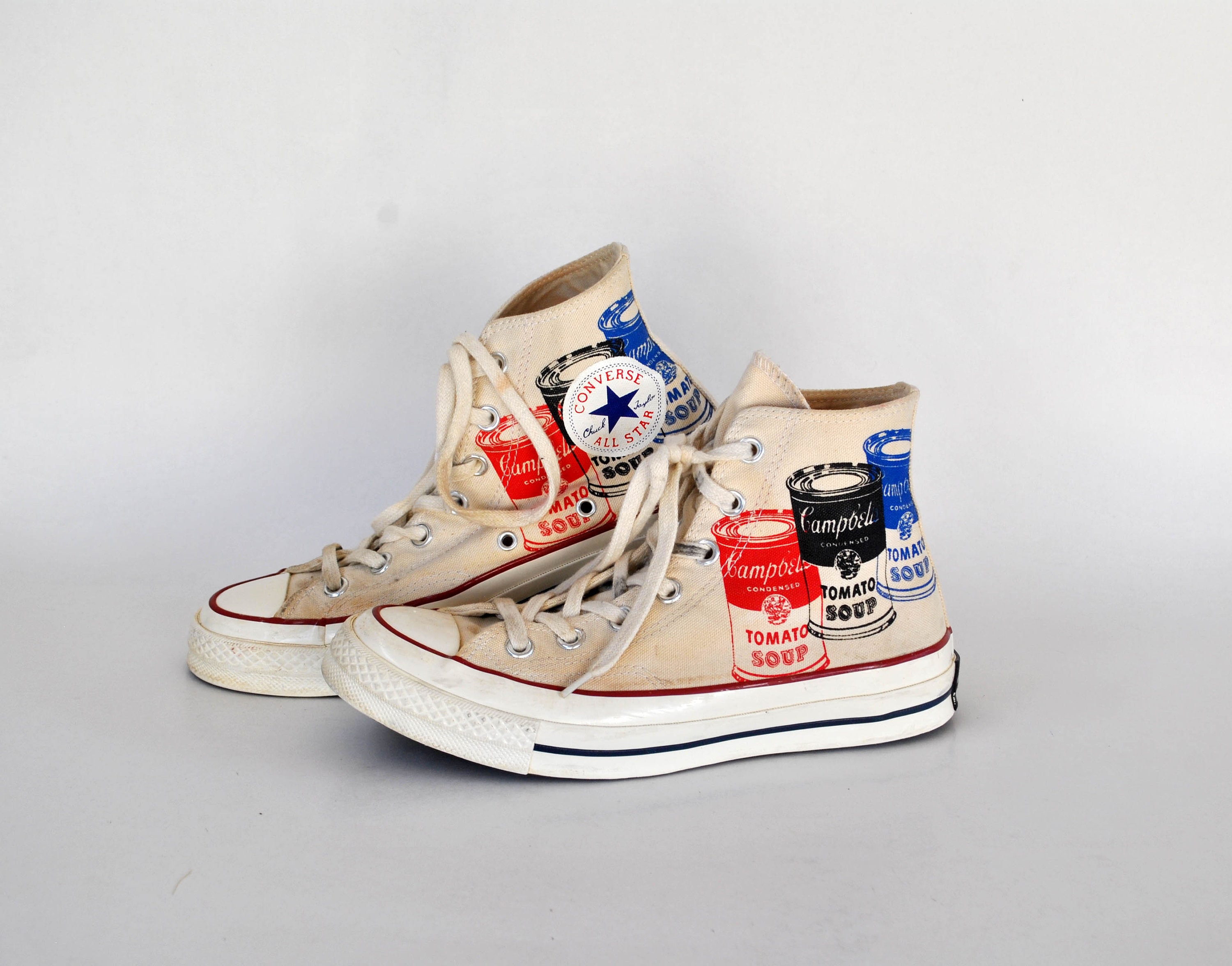 Campbell's soup converse high tops sale