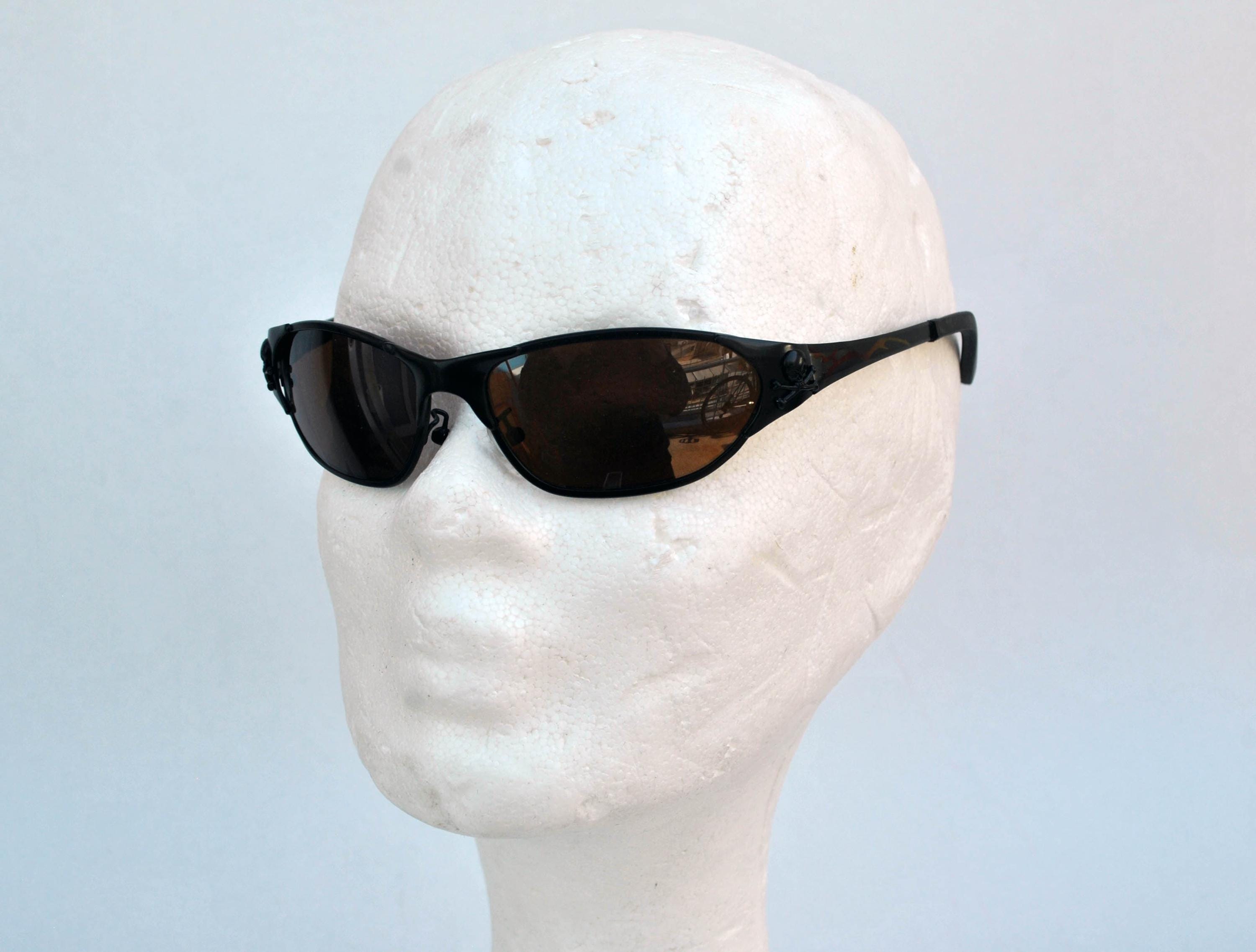 Black Wraparound Sunglasses | Sport Style Shades | Retro 