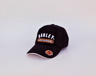 vintage harley davidson hat trucker baseball strapback mesh hip hop hat flat brim cap cotton black hat cap gift for motor bikers Motorcycle