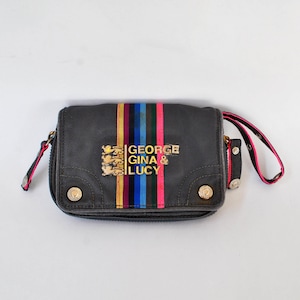 bolso billetera gris bolsos gina lucy para mujer bolso rectangular bolso de tamaño pequeño bolso vegano lienzo círculo redondo bolso de diseñador bolso de todos los días bolso diario