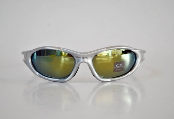 Silver matrix rave sun glasses sport rave vintage… - image 3