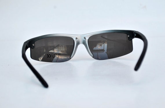 silver matrix rave sunglasses night motor sun gla… - image 4