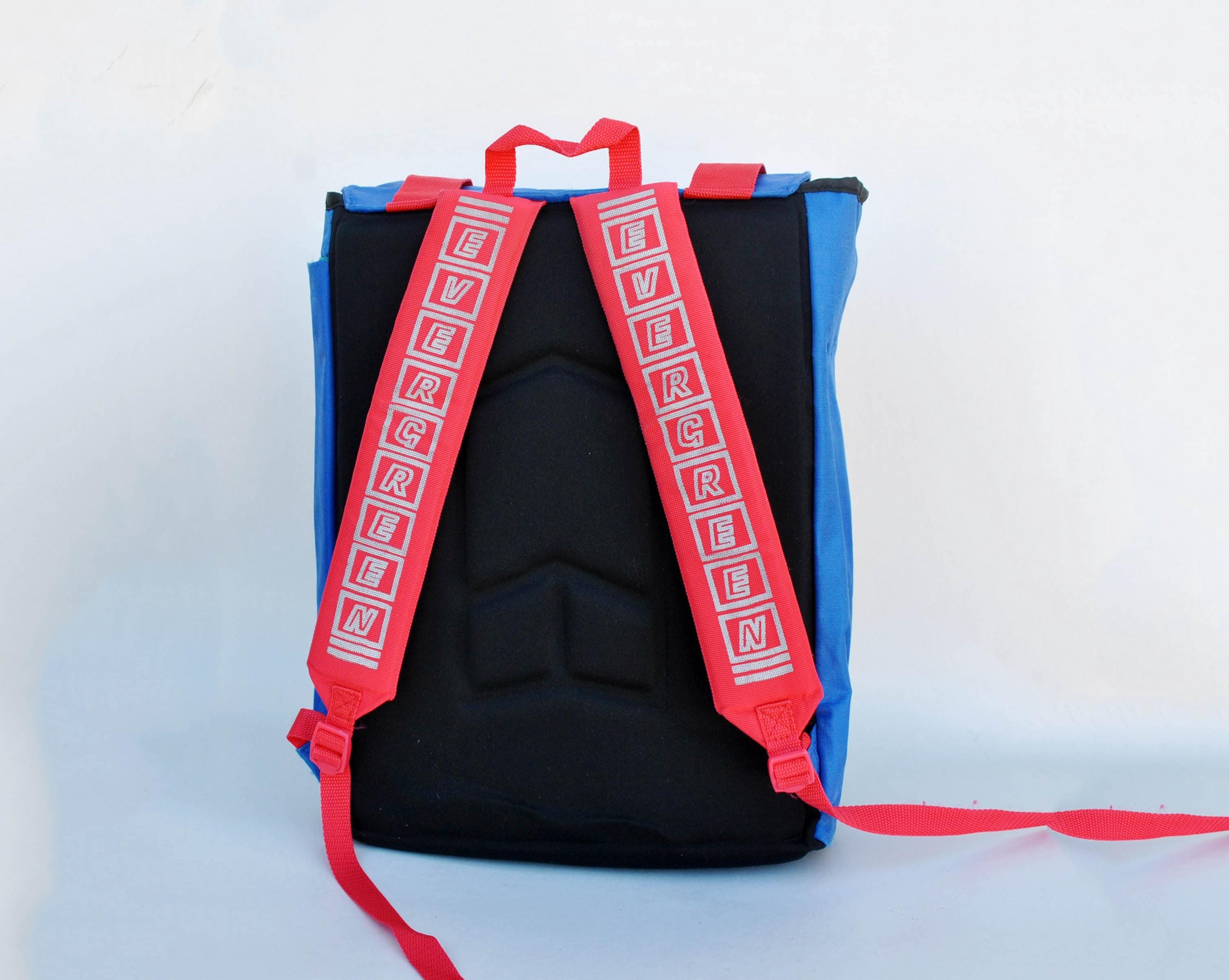 Vintage Backpack Colorblock Hiking School Bag Retro 90s Style - Etsy