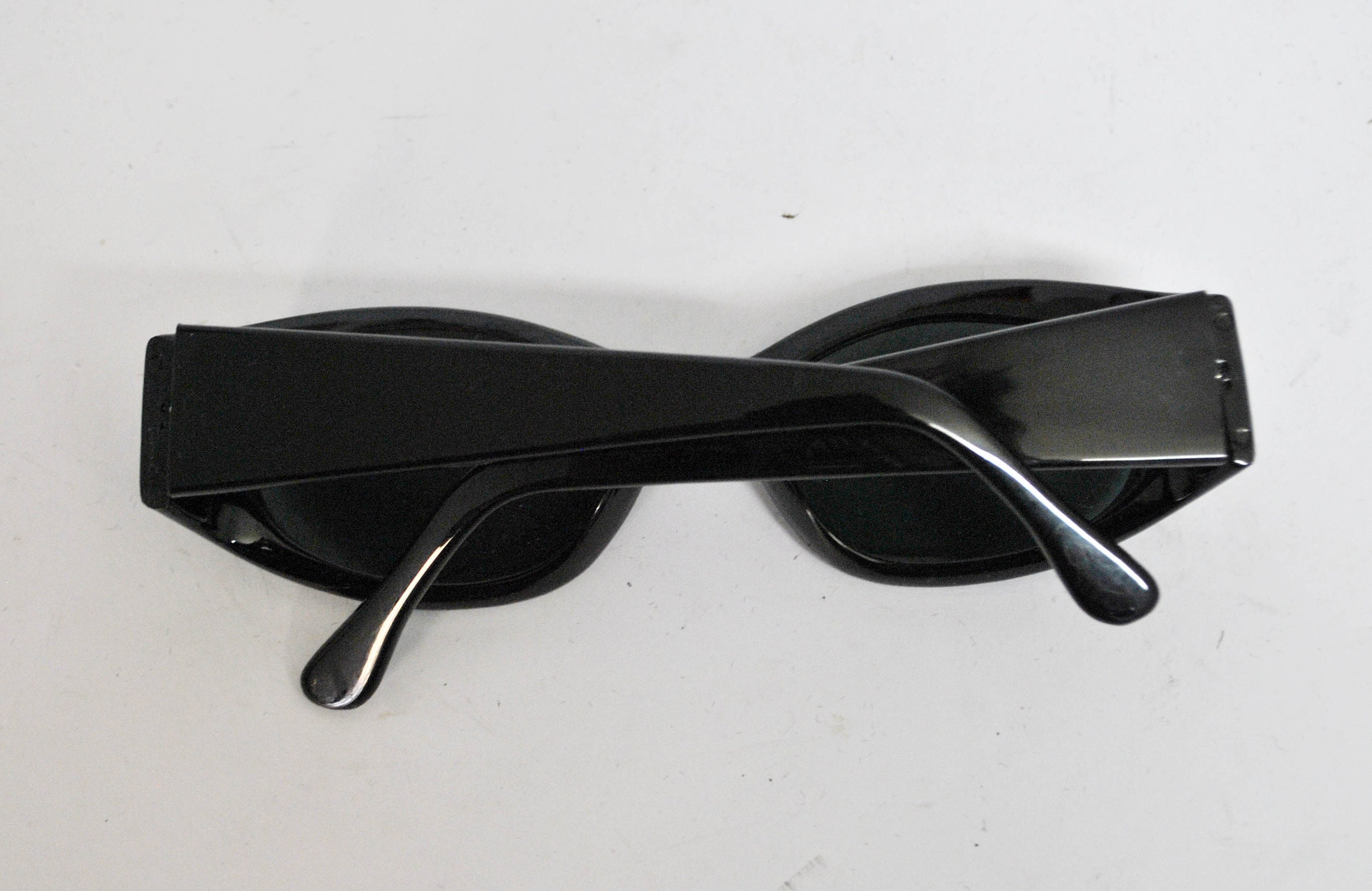 80s Black Sunglasses Vintage Sun Glasses 90s Round Retro Eye - Etsy