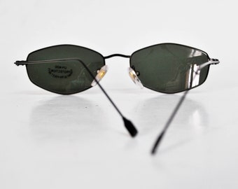 Matrix Rhombus Small Sunglasses Oval Sun Glasses Vintage  display picture 1