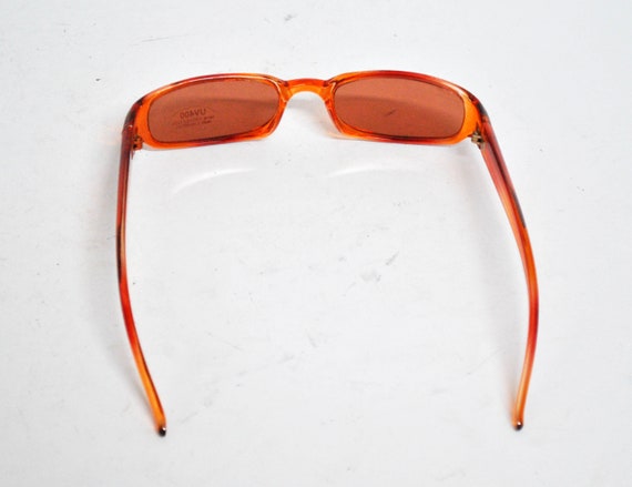 red vintage sunglasses retro eye wear club sun gl… - image 5