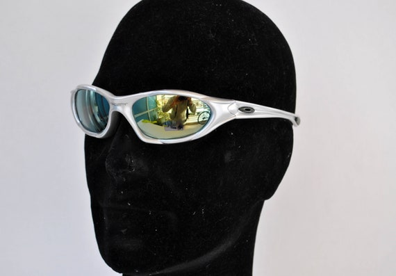 Silver matrix rave sun glasses sport rave vintage… - image 7