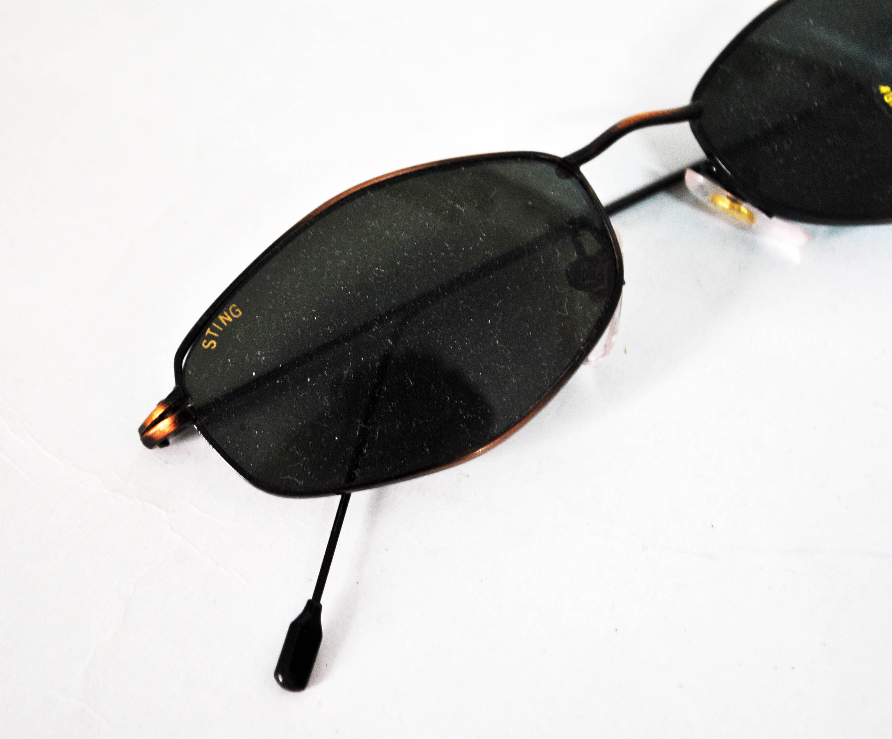 Matrix Rhombus Small Sunglasses Oval Sun Glasses Vintage 