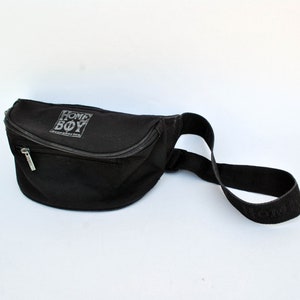 Homeboy Bauchtasche Bauchtasche Vintage Bauchtasche Umhängetasche Brusttasche Bananentasche schwarz Tasche Gürtel Hüfttasche Festival Geldbörse Konzert Festival Tasche Bauchtasche